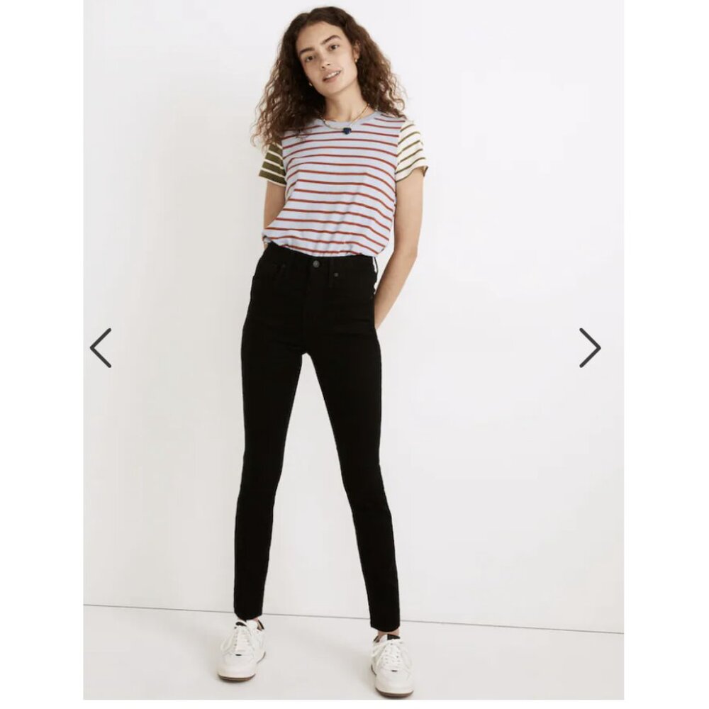 EUC Madewell 10" high rise skinny jeans